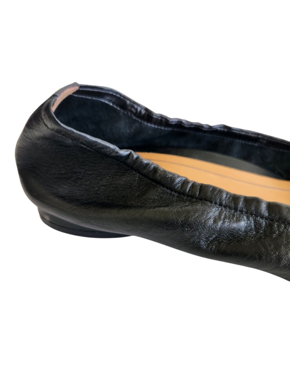 Vionic Alexa Black Nappa Soft Leather Ballet Flats Women's Size 11 - Picture 3 of 14
